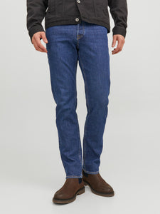 Jack & Jones Mike Original AM 386 Comfort Fit Jeans Blue Denim - Raw Menswear