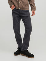 Load image into Gallery viewer, Jack &amp; Jones Mike Original AM 389 Comfort Fit Jeans Black Denim - Raw 
