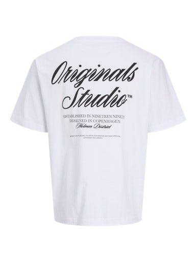 Jack & Jones Norrebro Type Tee in White