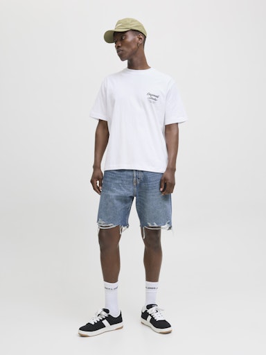 Jack & Jones Norrebro Type Tee in White