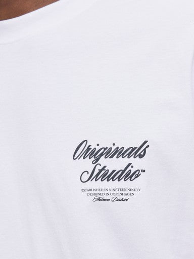 Jack & Jones Norrebro Type Tee in White