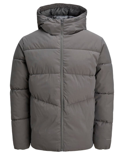 Jack & Jones Global Puffer Jacket Coat Grey