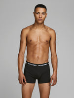 Carica l&#39;immagine nel visualizzatore di Gallery, Jack &amp; Jones Anthony Boxer Shorts 3-Pack Black - Raw Menswear
