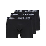 Charger l&#39;image dans la galerie, Jack &amp; Jones Anthony Boxer Shorts 3-Pack Black - Raw Menswear
