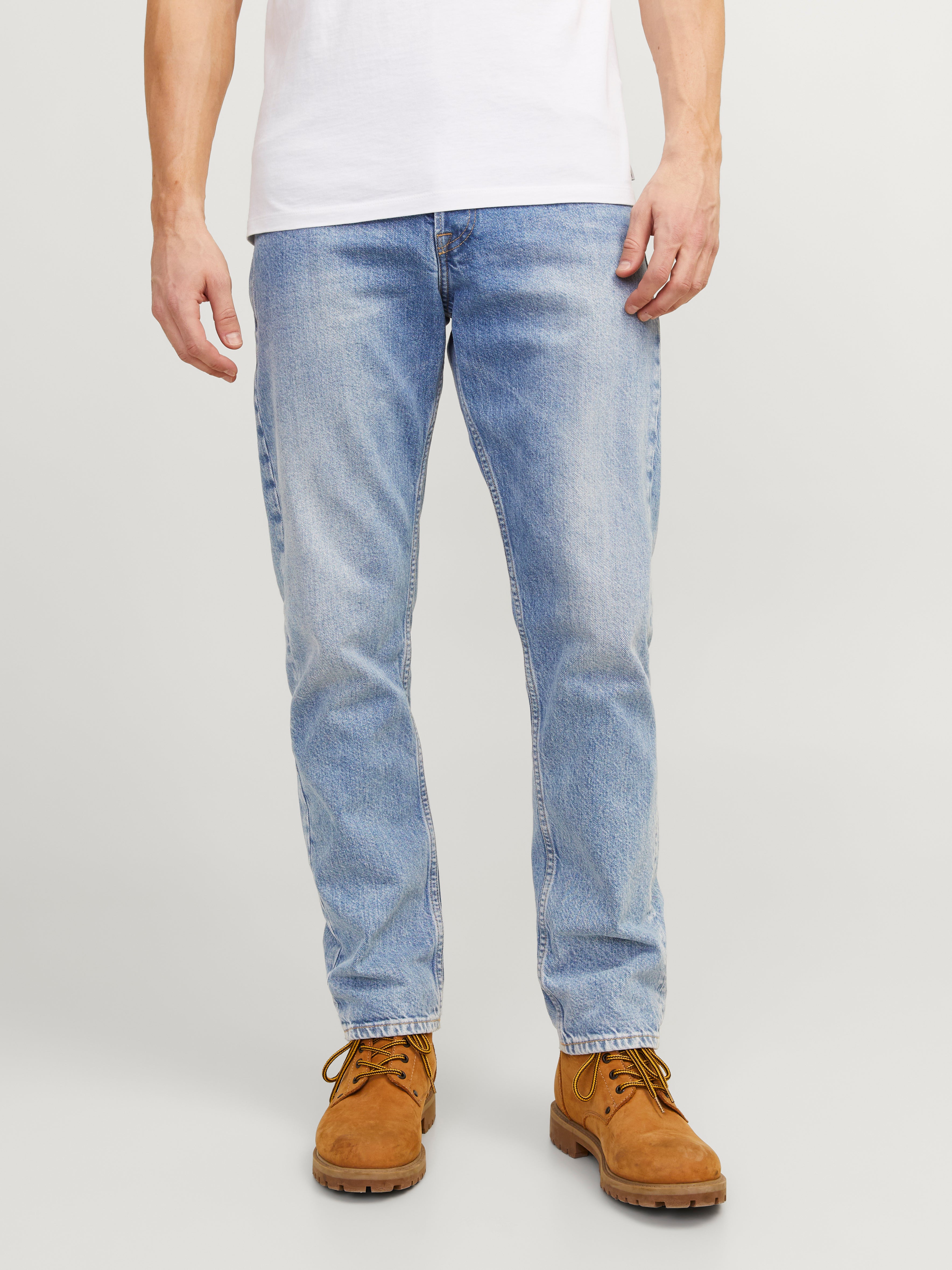 Jack & Jones Chris Original Relaxed Fit Jeans Blue - Raw Menswear