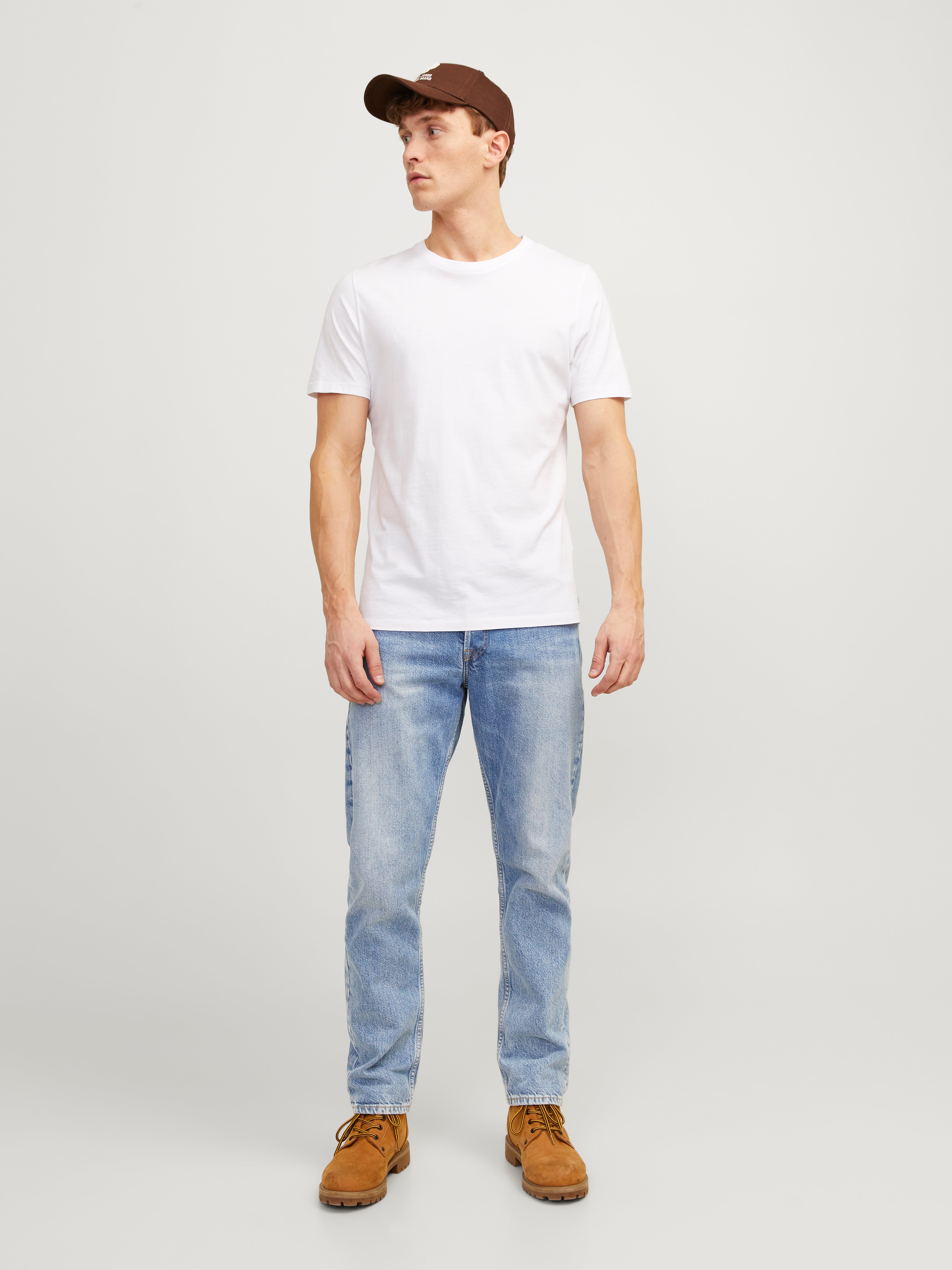 Jack & Jones Chris Original Relaxed Fit Jeans Blue - Raw Menswear