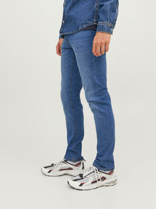 Jack & Jones Glenn Original Slim Fit Jeans 223 Blue Denim - Raw Menswear