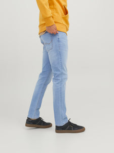 Jack & Jones Glenn Original 330 Slim Fit Jeans Blue Denim - Raw Menswear