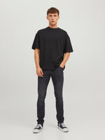 Lade das Bild in den Galerie-Viewer, Jack &amp; Jones Glenn Original 270 Slim Fit Jeans Black Denim - Raw Menswear
