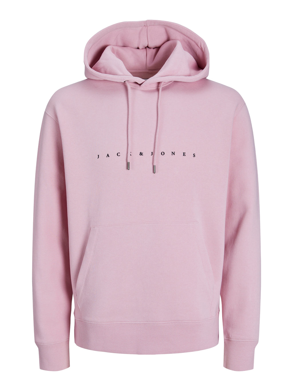 Jack & Jones Star Sweat Hoodie Pink Nectar - Raw Menswear