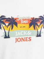 Lade das Bild in den Galerie-Viewer, Jack &amp; Jones Summer Vibe Tee White - Raw Menswear
