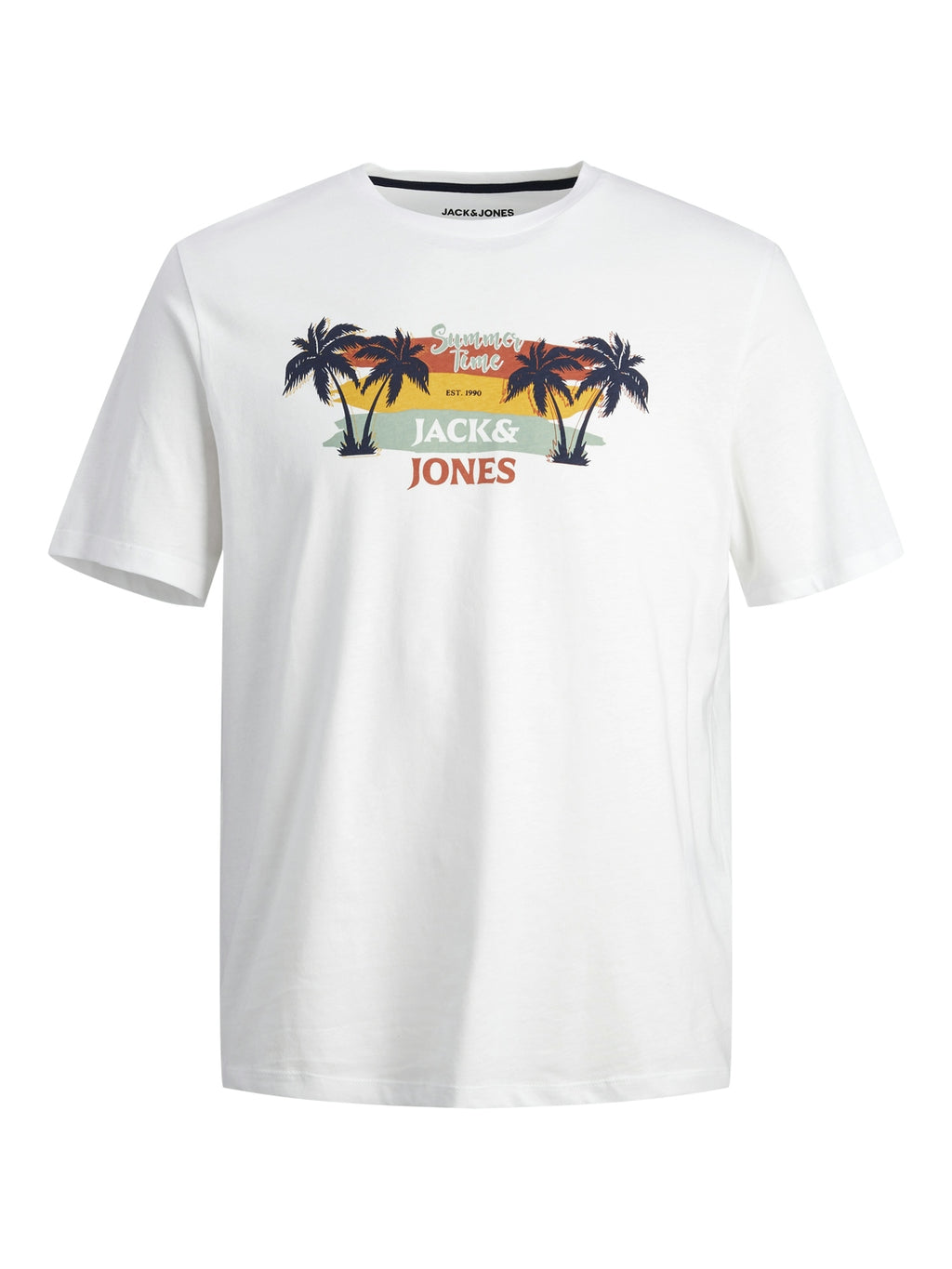 Jack & Jones Summer Vibe Tee White - Raw Menswear