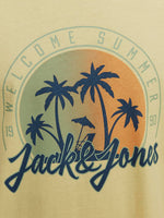 Load image into Gallery viewer, Jack &amp; Jones Summer Vibe Tee Yellow - Raw Menswear

