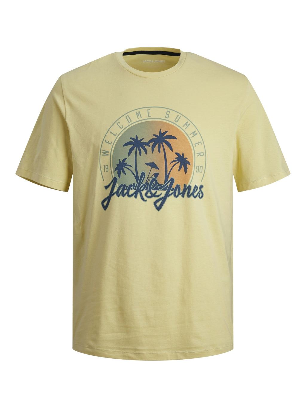 Jack & Jones Summer Vibe Tee Yellow - Raw Menswear