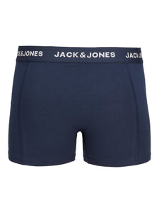 Jack & Jones Anthony Boxer Shorts 3-Pack Navy - Raw Menswear