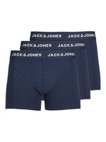 Lade das Bild in den Galerie-Viewer, Jack &amp; Jones Anthony Boxer Shorts 3-Pack Navy - Raw Menswear
