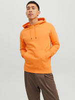 Lade das Bild in den Galerie-Viewer, Jack &amp; Jones Star Basic Sweat Hoodie Pumpkin Orange - Raw Menswear
