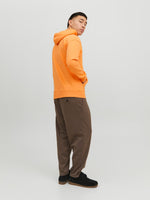 Lade das Bild in den Galerie-Viewer, Jack &amp; Jones Star Basic Sweat Hoodie Pumpkin Orange - Raw Menswear
