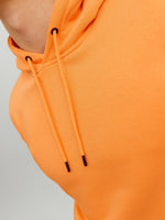 Charger l&#39;image dans la galerie, Jack &amp; Jones Star Basic Sweat Hoodie Pumpkin Orange - Raw Menswear
