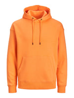 Load image into Gallery viewer, Jack &amp; Jones Star Basic Sweat Hoodie Pumpkin Orange - Raw Menswear
