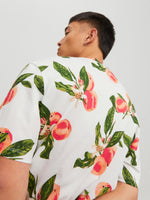 Load image into Gallery viewer, Jack &amp; Jones Flores Peaches AOP Tee White - Raw Menswear
