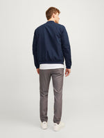 Lade das Bild in den Galerie-Viewer, Jack &amp; Jones Rush Bomber Jacket Navy - Raw Menswear
