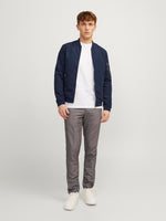 Lade das Bild in den Galerie-Viewer, Jack &amp; Jones Rush Bomber Jacket Navy - Raw Menswear
