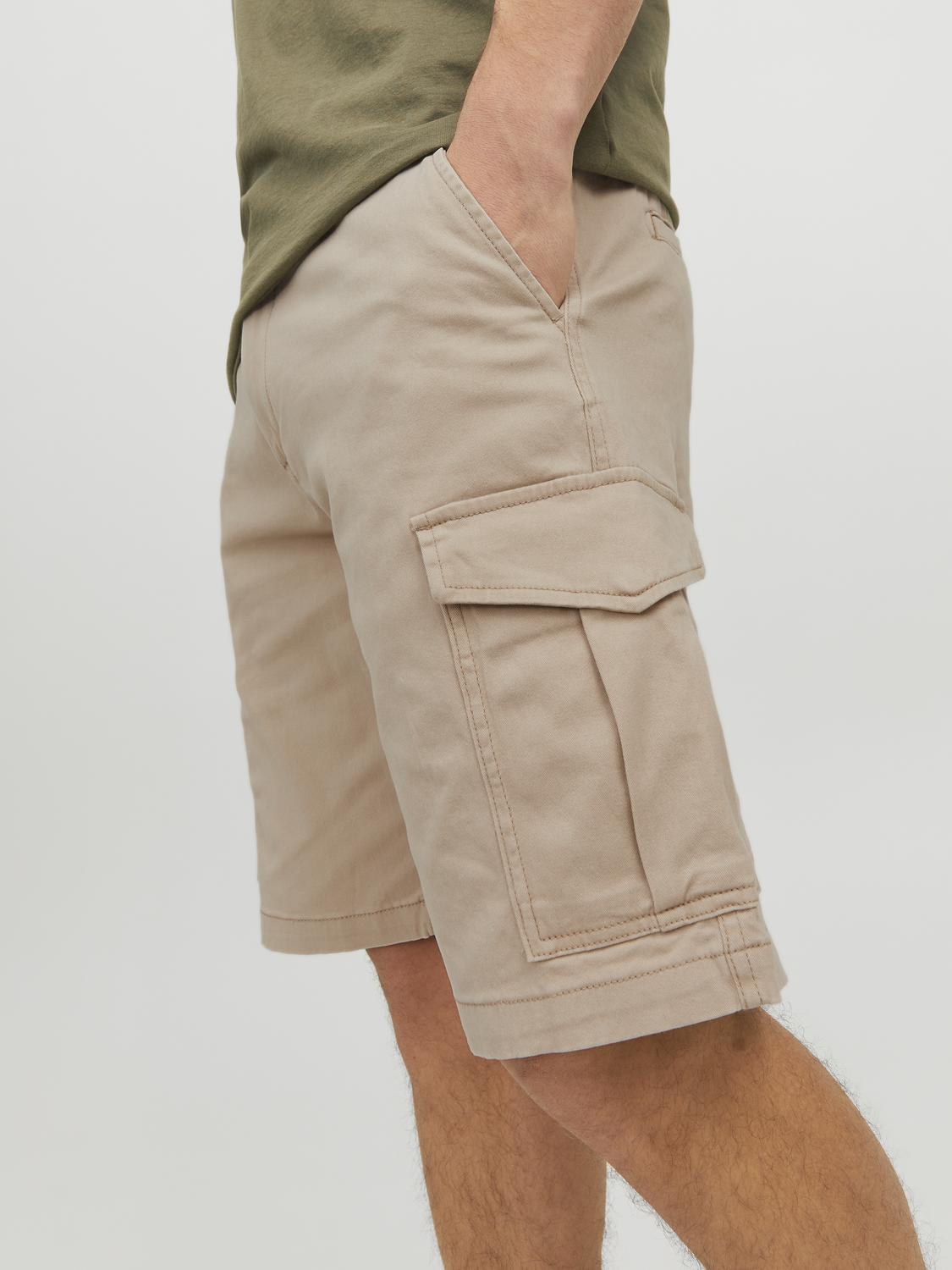 Jack & Jones Intelligence cargo shorts in khaki Jack & Jones Intelligence cargo shorts in khaki