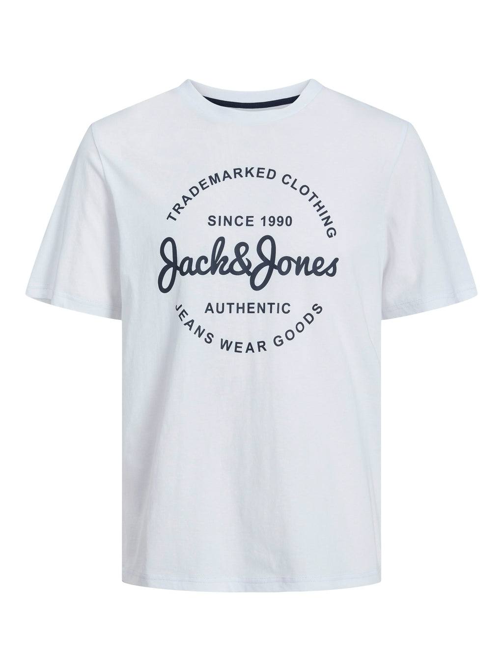 Jack & Jones Forest Crew Neck Tee White - Raw Menswear