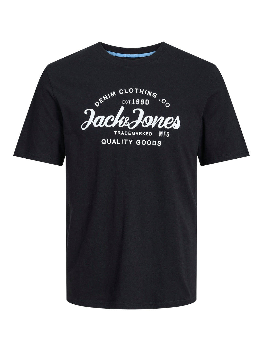 Jack & Jones Forest Crew Neck Tee Black - Raw Menswear