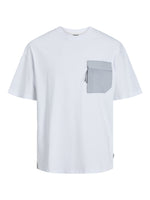 Load image into Gallery viewer, Jack &amp; Jones Arch Pocket Tee White - Raw Menswear
