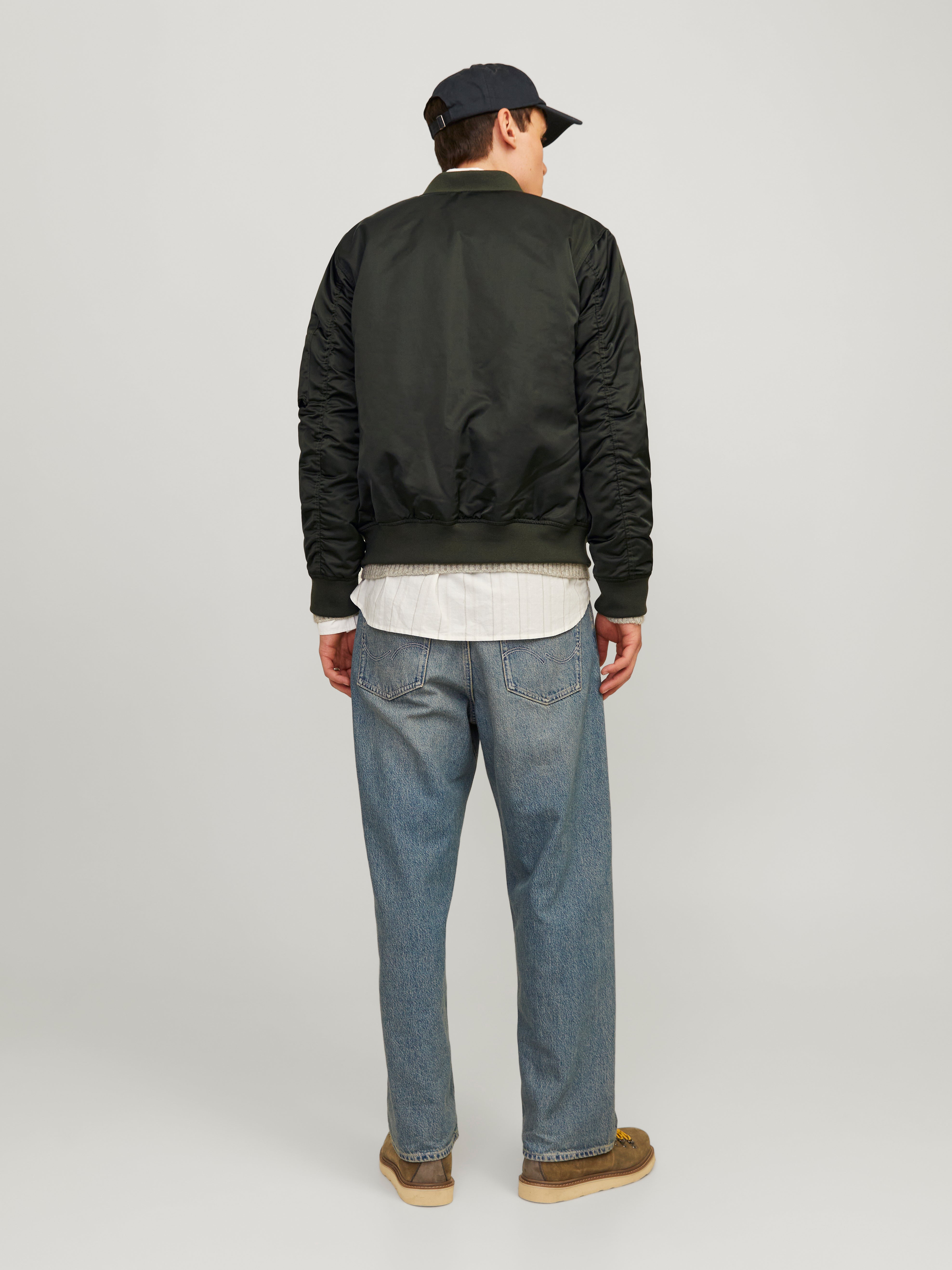 Jack & Jones Ocean Bomber Jacket Khaki - Raw Menswear