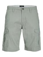 Load image into Gallery viewer, Jack &amp; Jones Joe Cargo Shorts Grey - Raw Menswear
