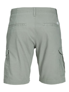 Jack & Jones Joe Cargo Shorts Grey - Raw Menswear