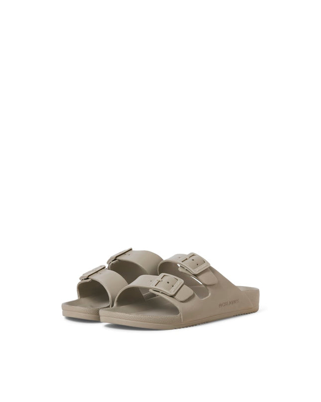Jack & Jones Croxton Moulded Slider Sandals Taupe