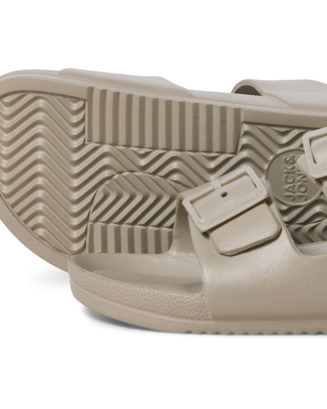 Jack & Jones Croxton Moulded Slider Sandals Taupe