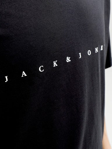 Jack & Jones Star Tee in Black