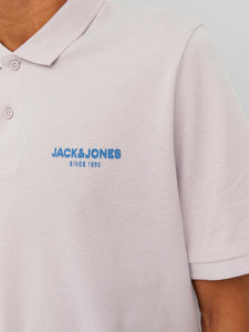 Jack & Jones Snorkel Polo Violet - Raw Menswear