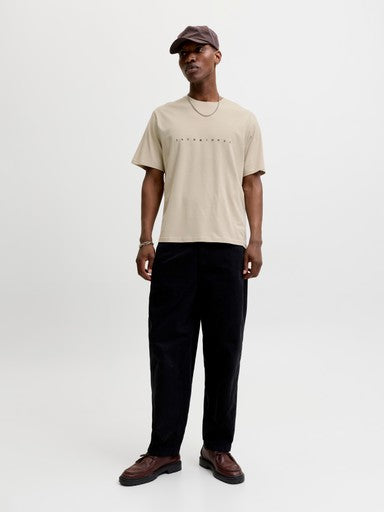 Jack & Jones Star Tee in Moonbeam