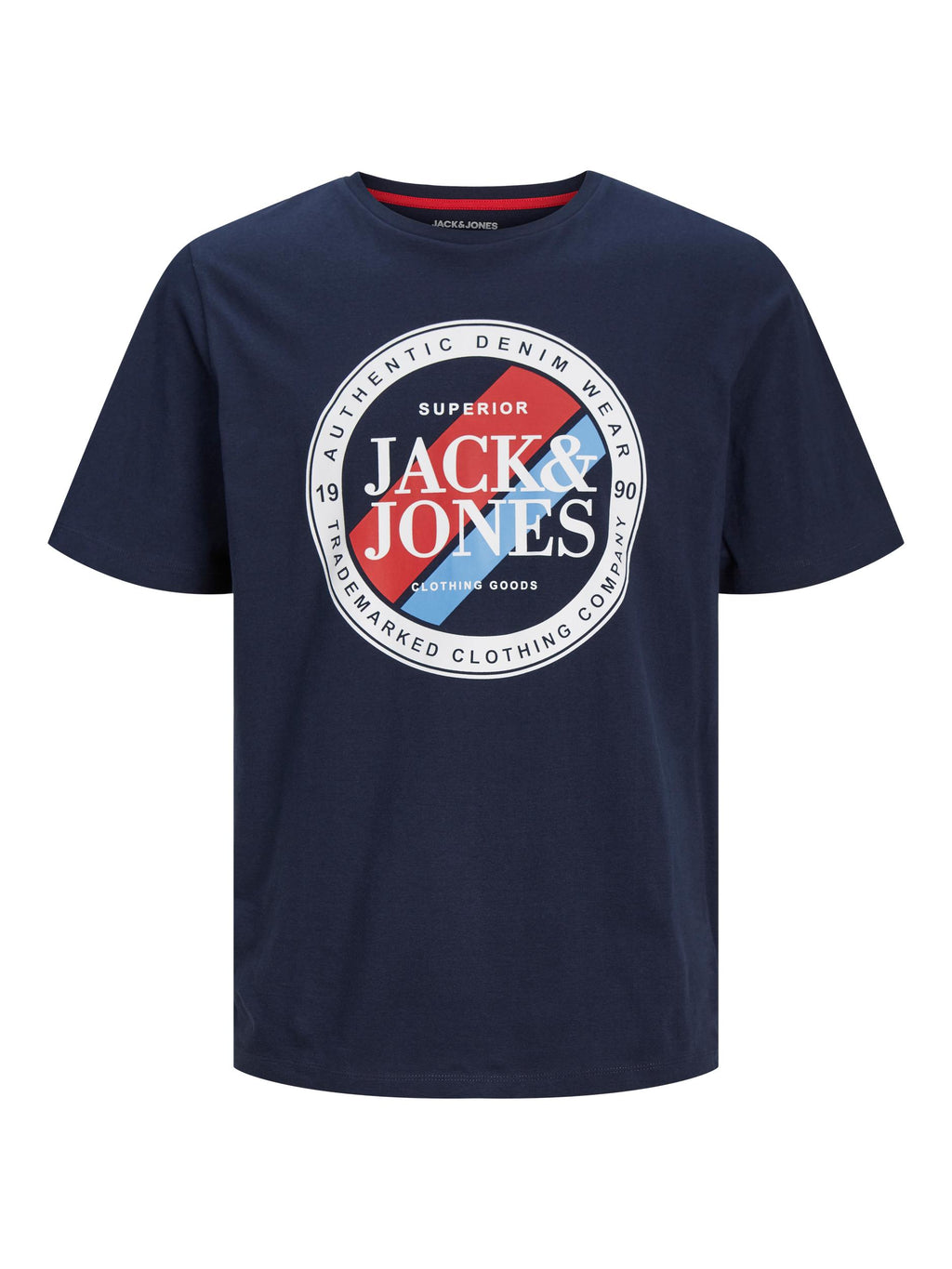 Jack & Jones Loof Tee Navy - Raw Menswear