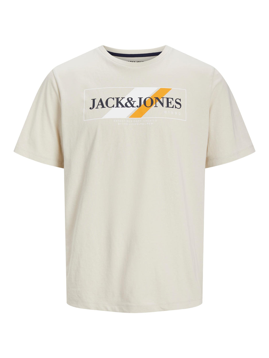 Jack & Jones Loof Tee Moonbeam (Stone) - Raw Menswear
