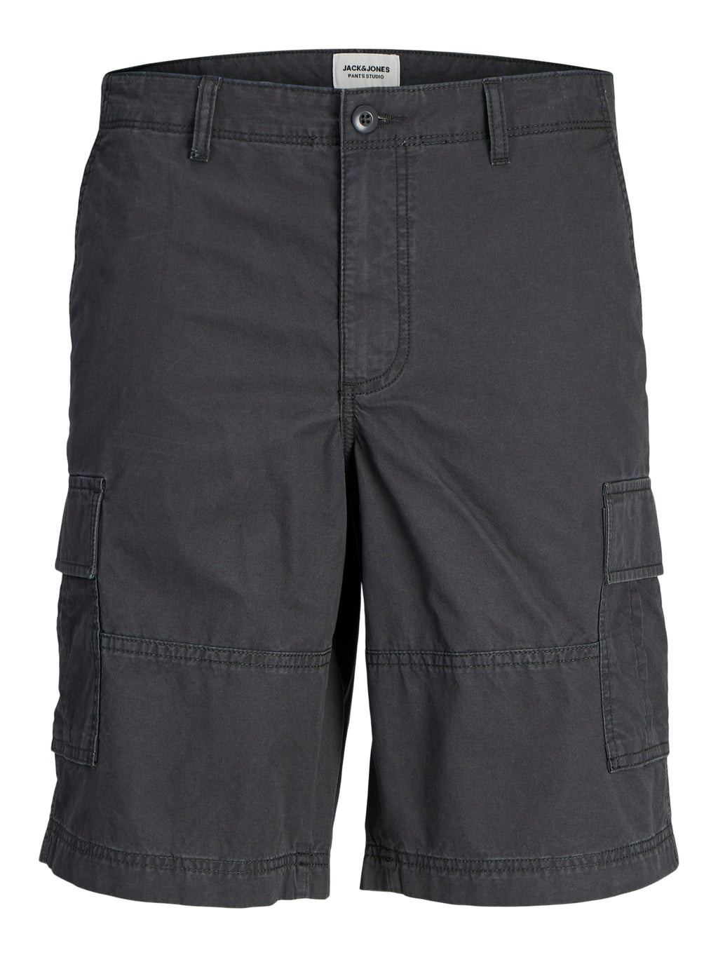 Jack & Jones Cole Combat Pocket Shorts Grey - Raw Menswear
