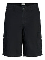 Carica l&#39;immagine nel visualizzatore di Gallery, Jack &amp; Jones Cole Combat Pocket Shorts Black - Raw Menswear
