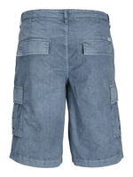 Load image into Gallery viewer, Jack &amp; Jones Cole Combat Pocket Shorts Blue - Raw Menswear
