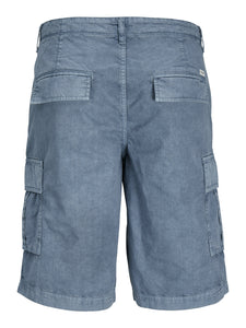 Jack & Jones Cole Combat Pocket Shorts Blue - Raw Menswear