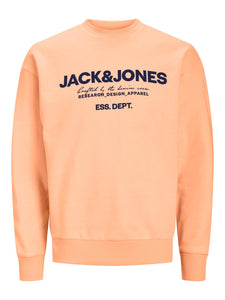 Jack & Jones Gale Sweater Peach - Raw Menswear