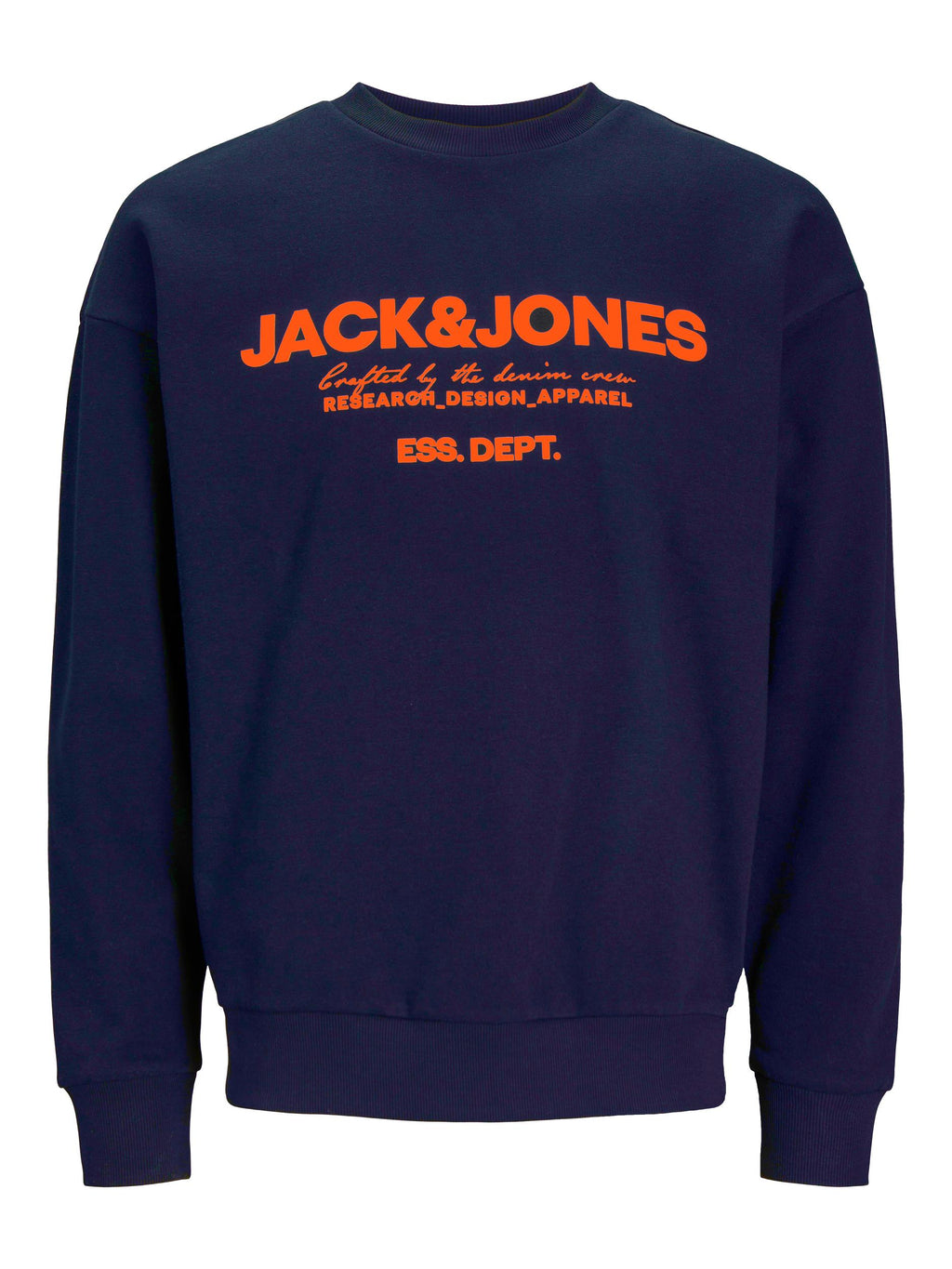 Jack & Jones Gale Sweater Navy - Raw Menswear