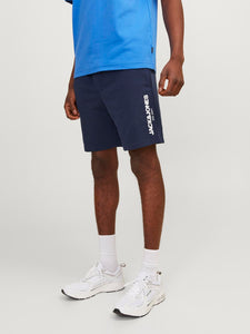 Jack & Jones Gale Sweat Shorts Navy - Raw Menswear