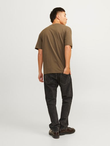 Jack & Jones Star Tee in Cocoa