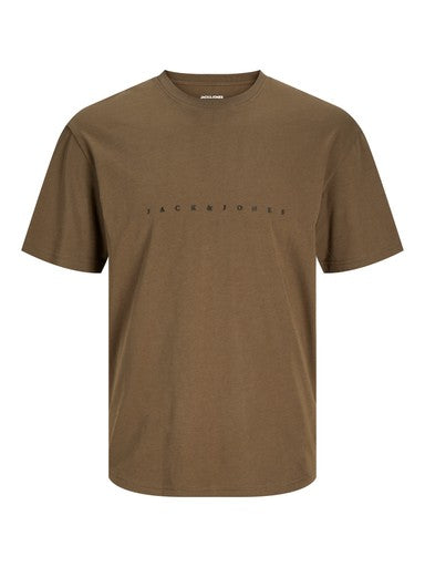 Jack & Jones Star Tee in Cocoa